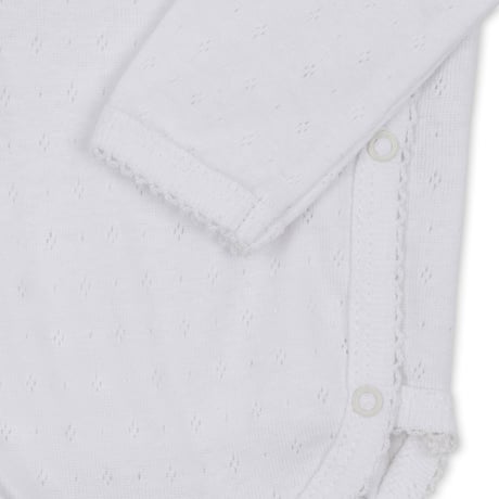 Minnie Newborn Body GOTS [ OPTIC WHITE ] / konges sloejd    [コンゲススロイド ロンパース 新生児 退院着 ベビー服 ボディ]