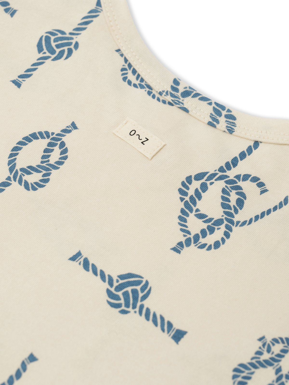 26SS] Sailor Knots Short Sleeve Bodysuit / Org