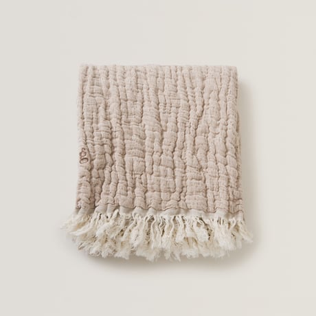 Mellow Tawny Blanket ( S ) / garbo&friends [コットンリネン ガルボアンドフレンズ ベビー おくるみ スワドル ガーゼ 出産準備 出産祝い]