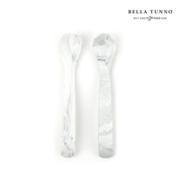 2 Pcs Wonder Spoon Set [ Marble ] / BELLA TUNNO  [ベビー食器 スプーン シリコン 離乳食 ギフト 出産祝い]