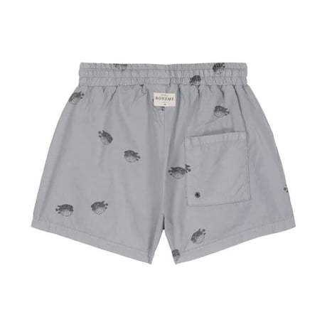 CHICO SWIMMING SHORTS [ GREY BLUE/ PUFFER FISH ] / STUDIO BOHEME PARIS [水着 男の子 スイムウェア]