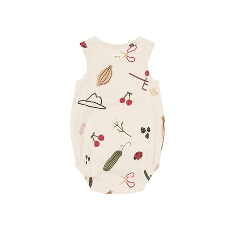 [26SS] Grow & Gather Sleeveless Bodysuit / Organic Zoo