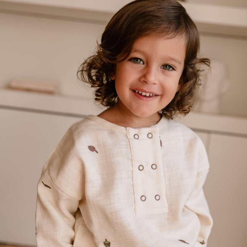 ROMÉO KURTA 6m-24m [ Ecru Artichoke ] / STUDIO...