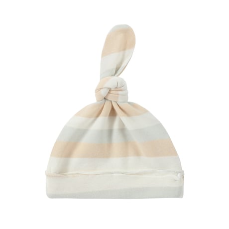 [ SET ] Organic Zip Growsuit SS/S + Organic Knotted Hat [ Beach Days ] / SUSUKOSHI