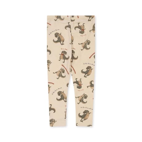Basic Pants GOTS [ Dansosaurus ]  / Konges sloejd   [Konges Slojd コンゲススロイド クリスマス パンツ]