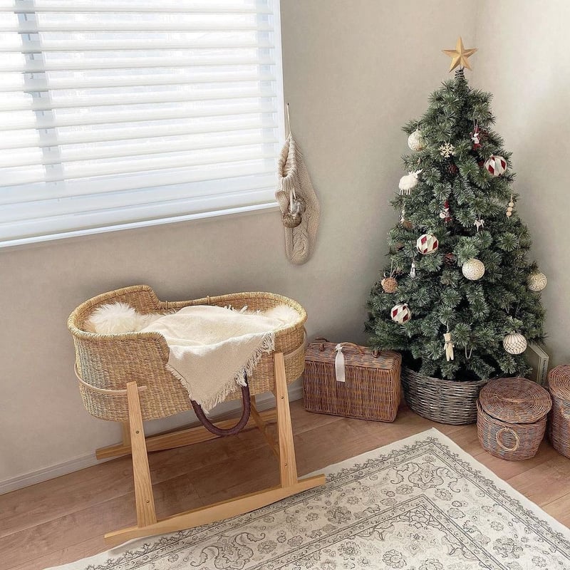 Rocking Wooden Stand [ Natural ] / Hippo + Bir