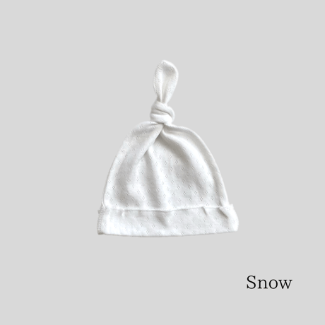 Organic Baby Hat / Hippo + Birds  [ベビー ハット 新生児 出産準備 退院着 お宮参り ポインテル]
