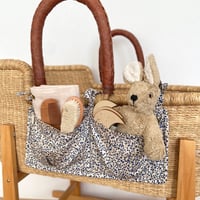 QUILTET BED POCKETS [ BLUE BLOSSOM MIST] / Konges Sloejd