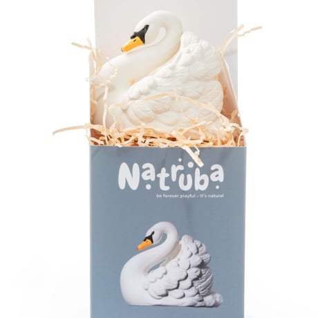Bath Swan /  Natruba  [バストイ 水遊び プール バスタイム おもちゃ 白鳥 ナチュルバ スワン ベビー ギフト 出産祝い]