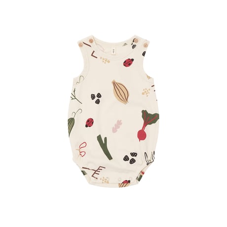 [26SS] Grow & Gather Sleeveless Bodysuit / Organic Zoo