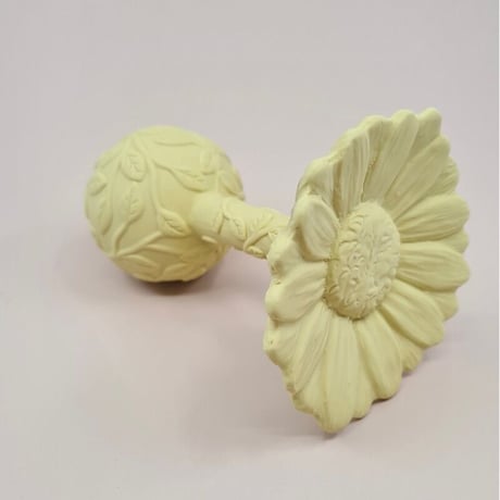 Flower Teether Rattle /  Natruba  [歯固め ラトル ガラガラ フラワー ナチュルバ スワン ベビー ギフト 出産祝い]