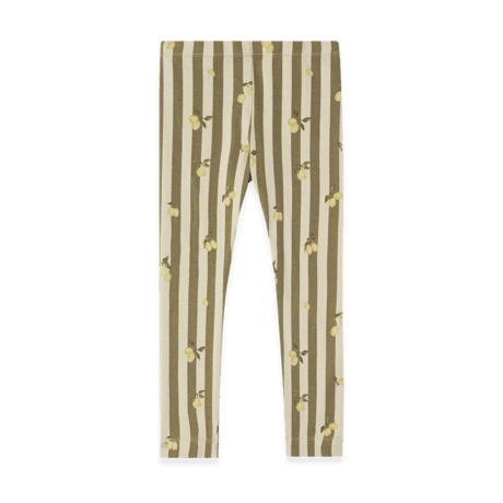 Jersey Leggings [ Stripe Prune ] 3-4y / garbo&friends    [ ガルボアンドフレンズ 子供服 レギンス ]