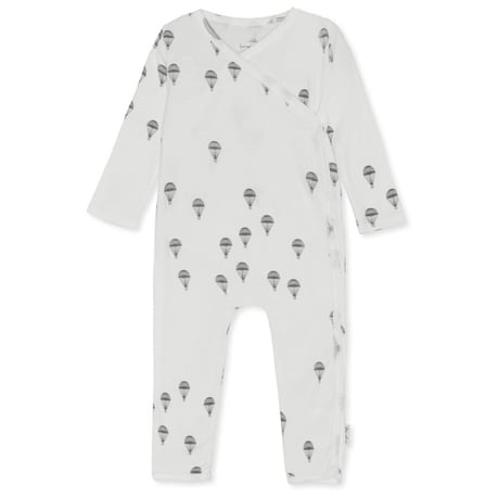 Newborn Onesie GOTS [ Parachute ] / Konges sloejd     [ コンゲススロイド   新生児 ロンパース パラシュート 前合わせ 肌着 出産準備]