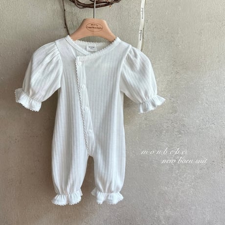 Selina Rompers / monbebe  [退院着 新生児 ベビー服 モンベベ]