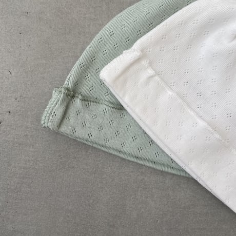 Organic Baby Hat / Hippo + Birds  [ベビー ハット 新生児 出産準備 退院着 お宮参り ポインテル]