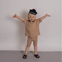 [26SS] Copper Stripes Boxy T-Shirt / Organic Zoo