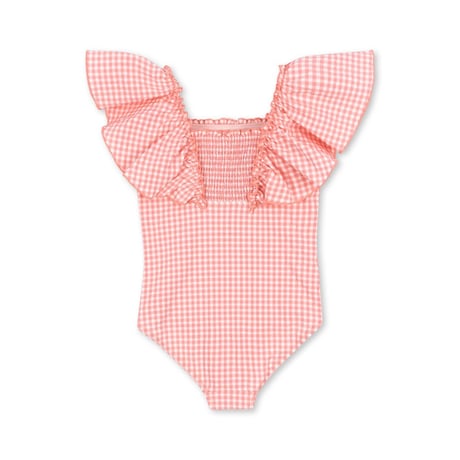 FRESIA SWIMSUIT [Geranium Pink] / konges Sloejd　[コンゲススロイド 水着 ワンピース キッズ 女の子 プール 水遊び 海水浴 ]