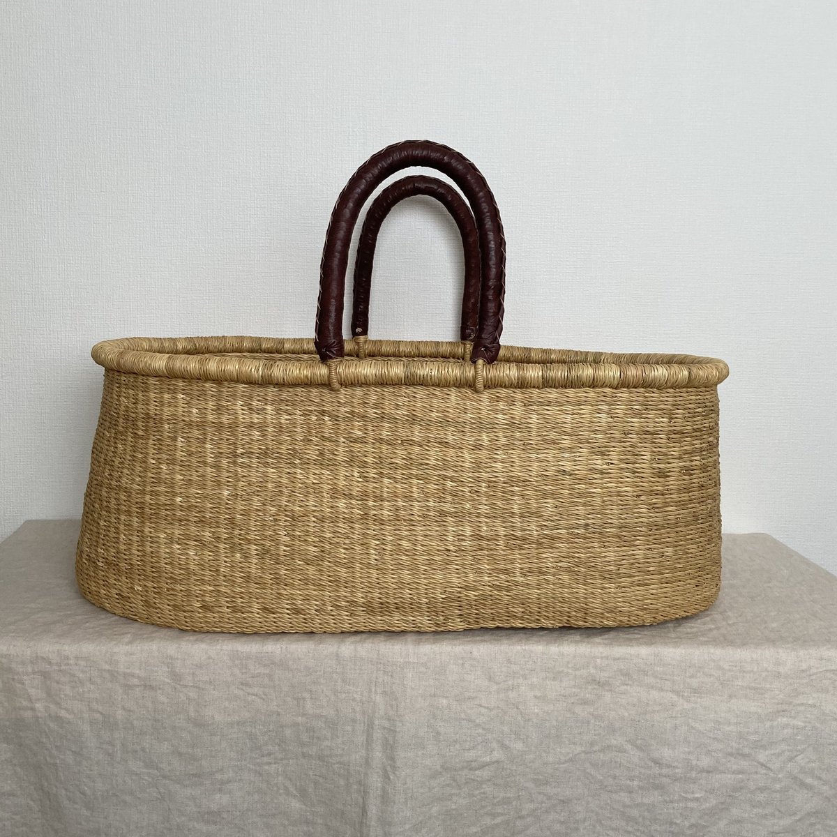 Moses Basket [ Classic / Natural+Brown ] / Hipp