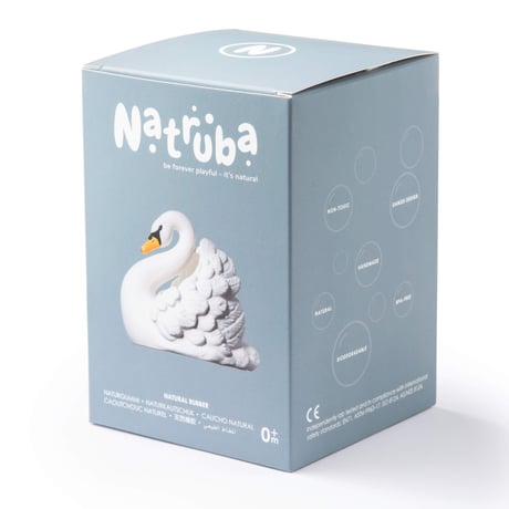 Bath Swan /  Natruba  [バストイ 水遊び プール バスタイム おもちゃ 白鳥 ナチュルバ スワン ベビー ギフト 出産祝い]
