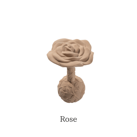 Flower Teether Rattle /  Natruba  [歯固め ラトル ガラガラ フラワー ナチュルバ スワン ベビー ギフト 出産祝い]