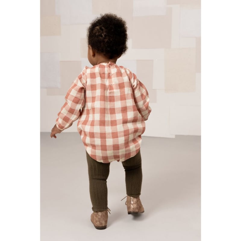 送料無料】 ESMÉE ROMPER [ PINK GINGHAM ] / STUDIO B