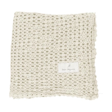 Bebe Waffle Blanket  / Bebe Organic [ベベオーガニック ワッフル ブランケット オーガニックコットン 出産準備 おくるみ 出産祝い]
