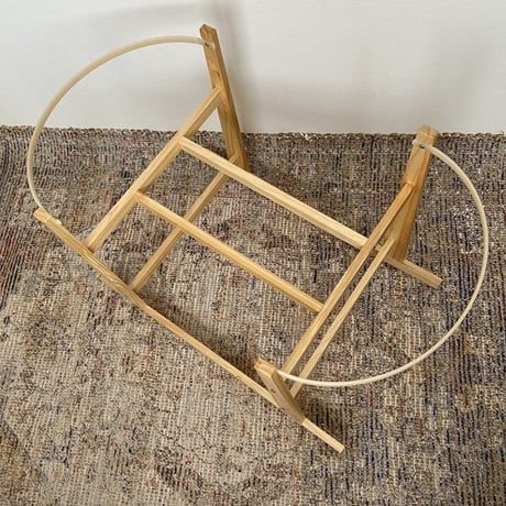 Rocking Wooden Stand [ Natural ]  / Hippo + Birds  クーファンスタンド ボルガ クーファン moses basket