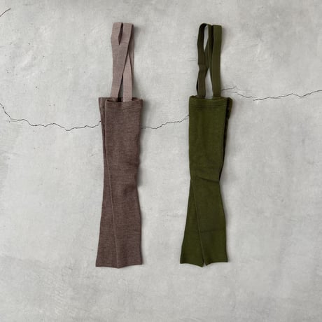 Merino Wool Blend Suspender Leggings  / Cóndor  [コンドル  サスペンダー レギンス タイツ ブレース 子供服]