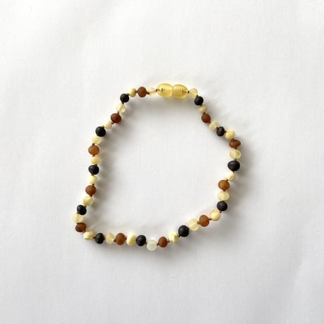 Amber Teething Necklace [ Mix ] / Amber  [teething necklace 琥珀 ベビー アンバー ネックレス ]