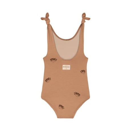 ROBERTA ONE PIECE SWIMSUIT [ INDIAN TAN/PUFFER FISH ] / STUDIO BOHEME PARIS [水着 女の子 ワンピース]