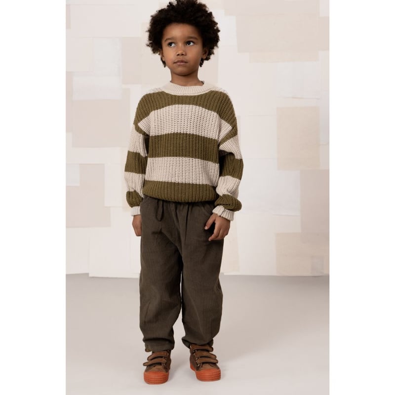送料無料】 36m,4y CARROT CORDUROY PANTS [ DARK TAUP