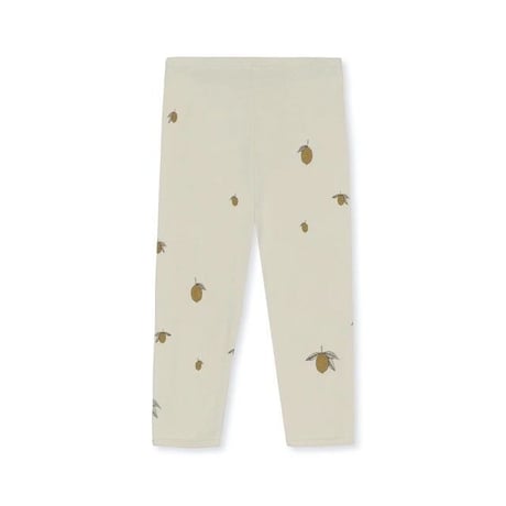Leggins GOTS [ Lemon ] / konges sloejd    [コンゲススロイド  ベビー服 レモン レギンス 出産準備]
