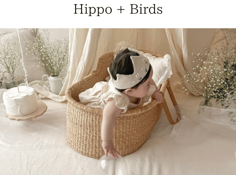 ボルガクーファン & ベビー,キッズアイテム - Hippo + Birds - 正規販売店 ボルガクーファン & ベビー,キッズアイテム - Hippo + Birds - 正規販売店