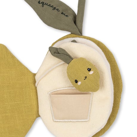FABRIC LEMON BOOK / konges sloejd    [コンゲススロイド 布絵本 おもちゃ ファーストトイ 男の子 女の子]