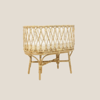 Nova Rattan Bassinet / Hippo + Birds OLIGINAL  [ラタン ベビーベッド  クーファン]