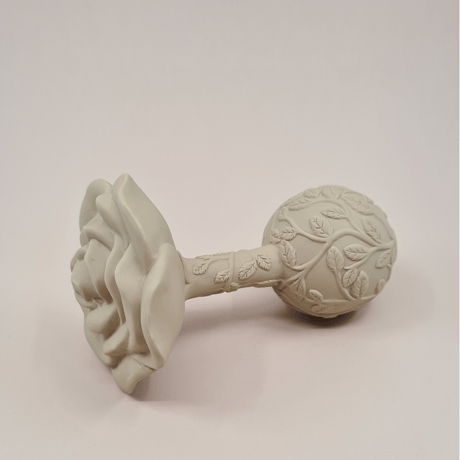 Flower Teether Rattle /  Natruba  [歯固め ラトル ガラガラ フラワー ナチュルバ スワン ベビー ギフト 出産祝い]