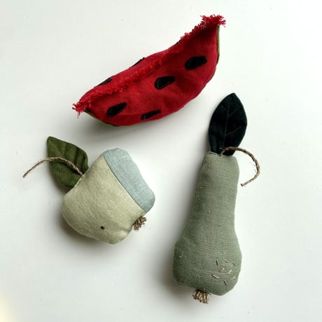 Fabric Toy [Fruits] / Handmade from RF [ 布おもちゃ ハンドメイド 女の子 男の子 インテリア]