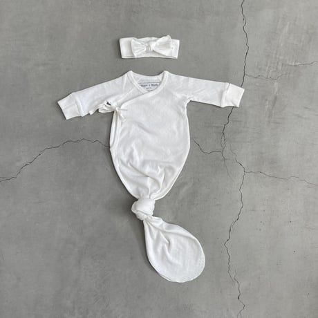 Organic Baby Headband / Hippo + Birds [ベビー ヘッドバンド 出産準備 お宮参り ポインテル]