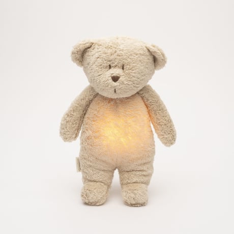 Moonie 2.0 Organic Humming Bear With A Lamp [ Sand natur ]  [ナイトライト ハミングベア ファーストトイ  ぬいぐるみ