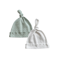Organic Baby Hat / Hippo + Birds