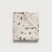 Blueberry Swaddle Muslin Blanket / garbo&friends