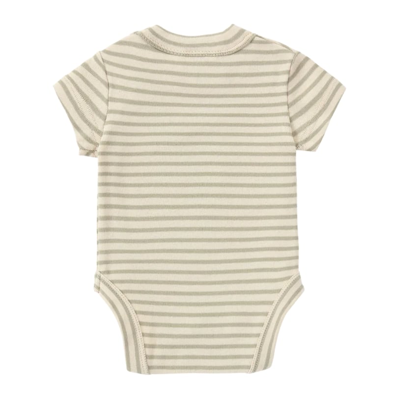 ロンパース・カバーオール susukoshi Organic Classic Suit S/S [ Sage Stripes ] / SU