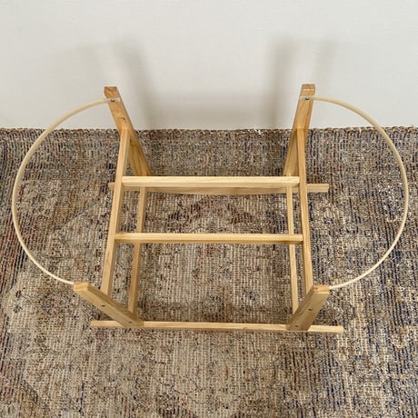 Rocking Wooden Stand [ Natural ]  / Hippo + Birds  クーファンスタンド ボルガ クーファン moses basket
