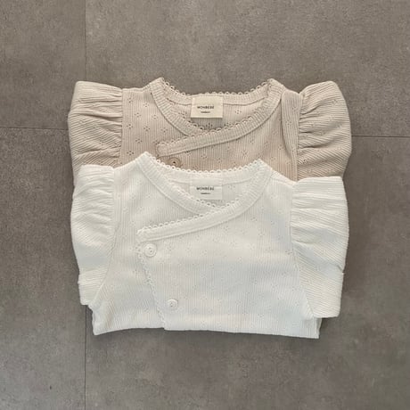 Selina Rompers / monbebe  [退院着 新生児 ベビー服 モンベベ]