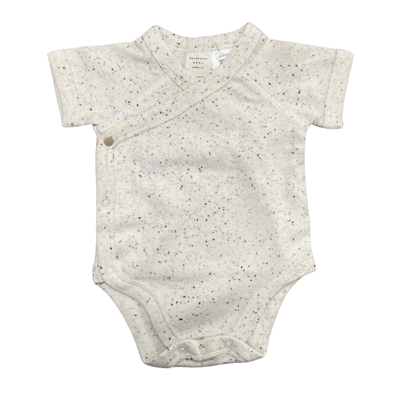 Organic Kimono Bodysuit S/S [ Quinoa ] / SUSUK