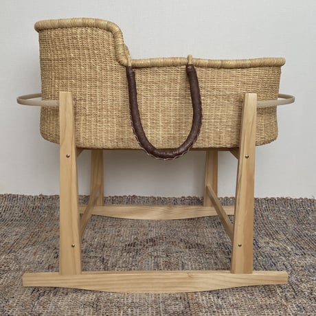 Rocking Wooden Stand [ Natural ]  / Hippo + Birds  クーファンスタンド ボルガ クーファン moses basket
