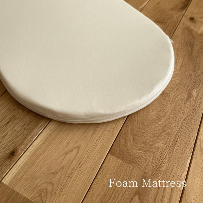 ご予約】Moses Basket [ Hooded / Natural+Brown ] /