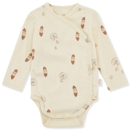 Classic Newborn LS Body [ SAUCISSE ] / konges sloejd    [コンゲススロイド ロンパース ベビー服 肌着 出産準備]