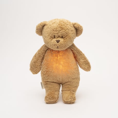 Moonie 2.0 Organic Humming Bear With A Lamp [ Cappuccino natur ] ナイトライト ハミングベア ファーストトイ ぬいぐるみ