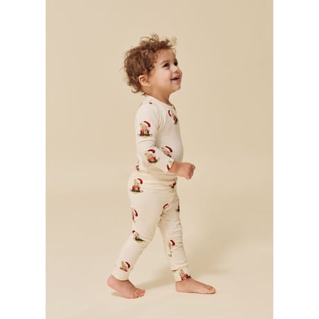 BASIC BODY/PANTS SET GOTS  / Konges sloejd   [Konges Slojd コンゲススロイド パジャマ]